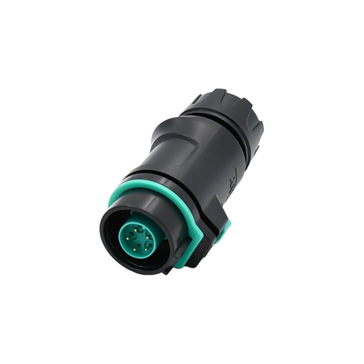 kwaliteit  K16 Male 5 Pin Waterproof Circular Connector 6.5mm Cable fabriek