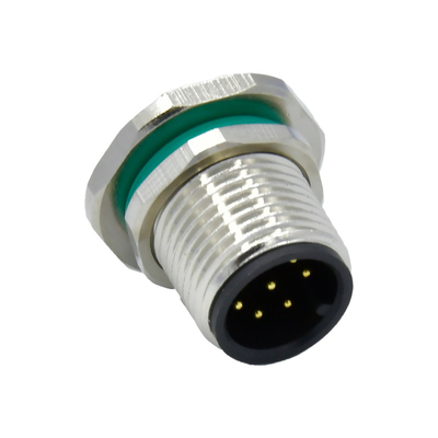 8 speld een Gecodeerde M12 Waterdichte de Muurcomité van PCB van Schakelaarfront lock male Steun