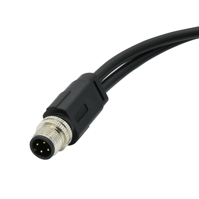 Een Code 4 Waterdichte M12 Schakelaar van de Speldm12 Y de Splitser Gevormde Kabel IP68