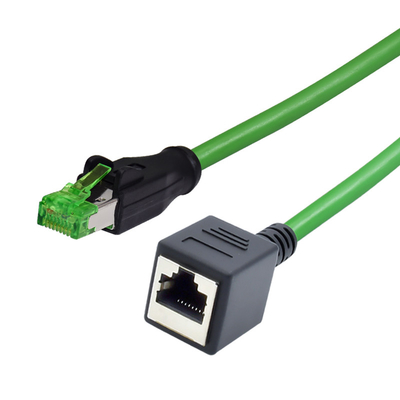 M12 aan Rj45 maak Kabelschakelaars waterdicht 4/8 Kern het Netwerkmededeling van Ethernet