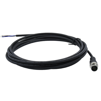 A B D Code Gemonteerde M12 Waterdichte Connector Kabel 3 5 8 12 17 Pin