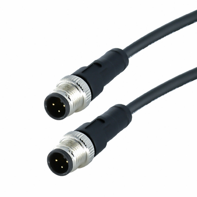 Uv-bescherming M12 draadconnectoren Overmolded kabel A gecodeerd 3-pins mannelijk vrouwelijk IP68