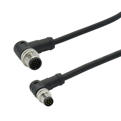 Circulaire m12 tot m8 3-12 contacten A-X gecodeerde sensor buiten ip68 kabel connector m12 m8 auto draad
