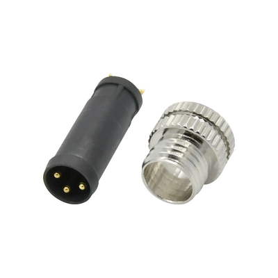 Vernikkelde M8 4 Waaier van de de Classificatietemperatuur van PIN Connector 5A de Huidige -40℃~+105℃