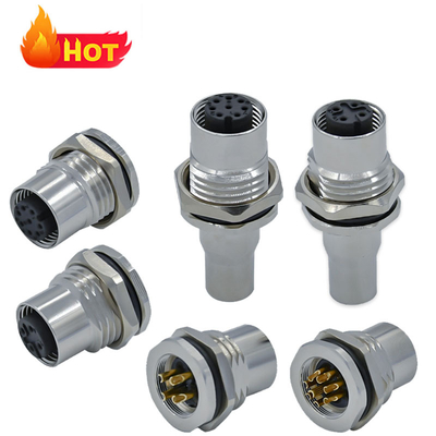 IP68/rechtstreeks vormt de Elleboog van IP67 M12 4 Pin Waterproof Cable Connector 250V/
