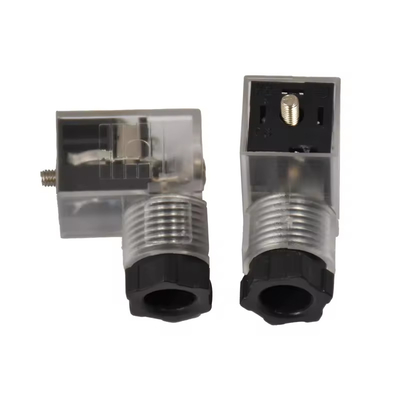 Op maat Groothandel Vrouwelijke Groepsoverzichtelijke Solenoïde Valve DIN 43650 Rigoal Connector Factory