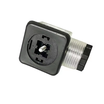 Op maat Groothandel Vrouwelijke Groepsoverzichtelijke Solenoïde Valve DIN 43650 Rigoal Connector Factory