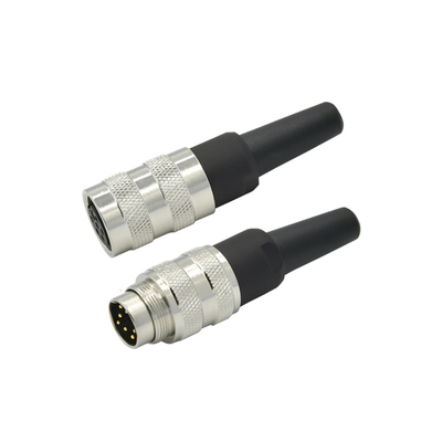 IP67 M16 waterdichte connector met PBT isolatiemateriaal en contactplaat Au goud/goud