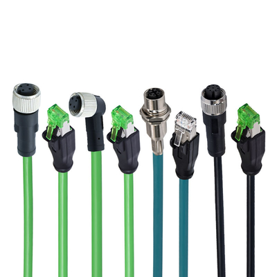 4A beoordeelde M12 naar RJ45 connector IP67 waterdicht mannelijk vrouwelijk