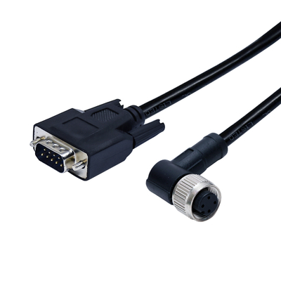 M12 naar D-Sub waterdichte connector IP68 DB9 DB15 DB25 DB37