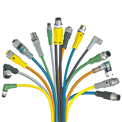 M12 IP67 IP68 Waterproof Connector Male Female 3-17 Pin Automotive