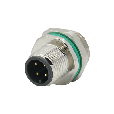 Rigoal M12 8-Pin IP67 waterdicht aansluiting Man Vrouwelijk paneelmontage