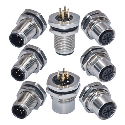 M12 waterdicht aansluiting 3-17 pin manlijk vrouwelijk IP67 IP68 DIN