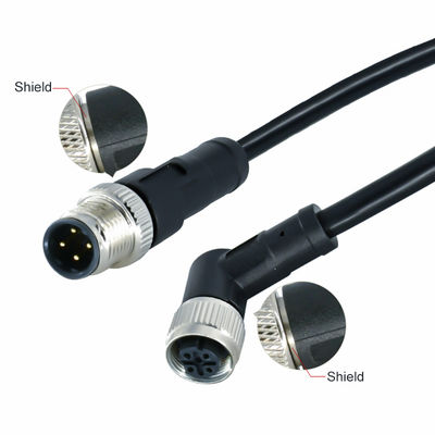 M12 waterdicht aansluiting IP68 3-17 Pin Mannelijke Vrouwelijke Schroef Type DIN