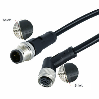 M12 waterdicht aansluiting IP68 3-17 Pin Mannelijke Vrouwelijke Schroef Type DIN