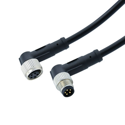 IP67/IP68 M8 Waterproof Connector with 3-8 Pin Options and PA66+GF20% Insert for Industrial Applications