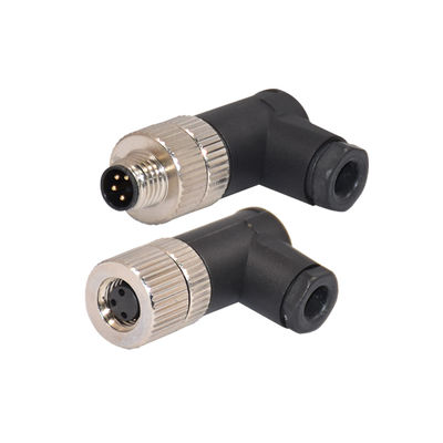 IP67/IP68 Waterproof M8 Circular Connector with 3/4/5/6/8 Pin Configuration and 30V/60V Rated Voltage