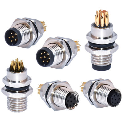 Rigoal M8 Connector Vluchtvaart waterdicht IP67/IP68 3-8 Pin 250V Geklasseerd Mannelijk Vrouwelijk Plug Socket
