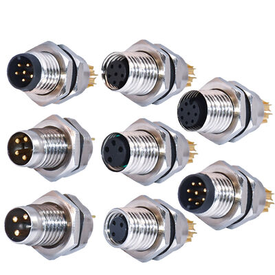 Rigoal M8 Connector Vluchtvaart waterdicht IP67/IP68 3-8 Pin 250V Geklasseerd Mannelijk Vrouwelijk Plug Socket