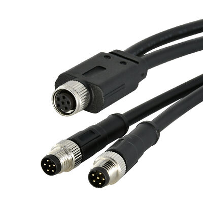 M8 waterdichte connector IP67/IP68 3-8 pin 30-60V voor automotive en sensor toepassingen