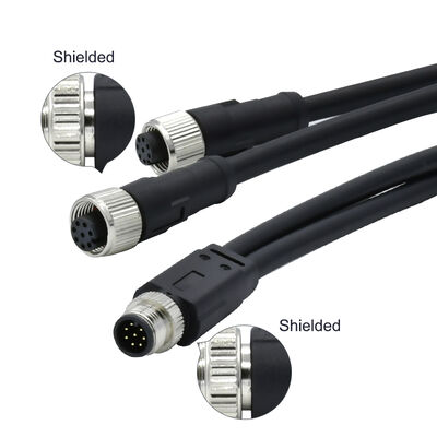 M8 4-pins Male Ronde Sensor Connector Gevormde Y-Splitter 26AWG x 4C PUR Kabel Voldoet aan IP67 voor Automobielsignalen