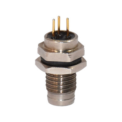 M8 4PIN 5PIN 8PIN Haakse PCB Type Connector 90 Graden Paneelmontage Connector