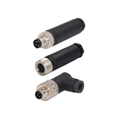 IP68 Waterdichte M8 Male 4-Pin Montageconnector Schroefvergrendeling voor Automotive Gebruik Aanpasbaar Ondersteund