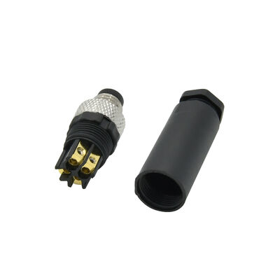 IP68 Waterdichte M8 Male 4-Pin Montageconnector Schroefvergrendeling voor Automotive Gebruik Aanpasbaar Ondersteund