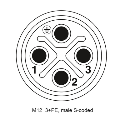 4P cirkel Veelpolige M12 maken Slottype van Schakelaarspcb Snelle Metaal Elektroschakelaar waterdicht